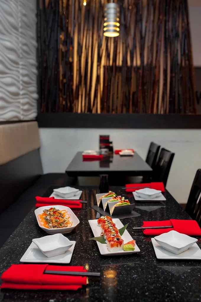 Dining room set for service at Meal Set Bistro | Sushi on Academy Road, Winnipeg